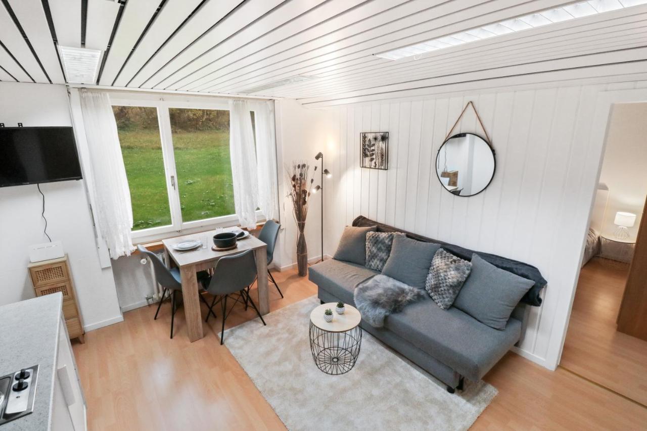 Appartement Confortable Avec Un Sauna Leukerbad Buitenkant foto