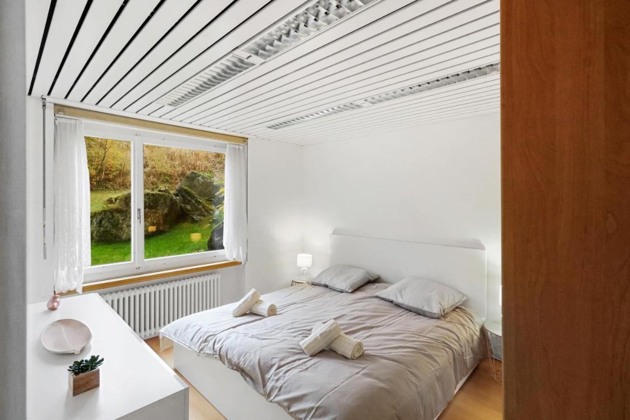 Appartement Confortable Avec Un Sauna Leukerbad Buitenkant foto