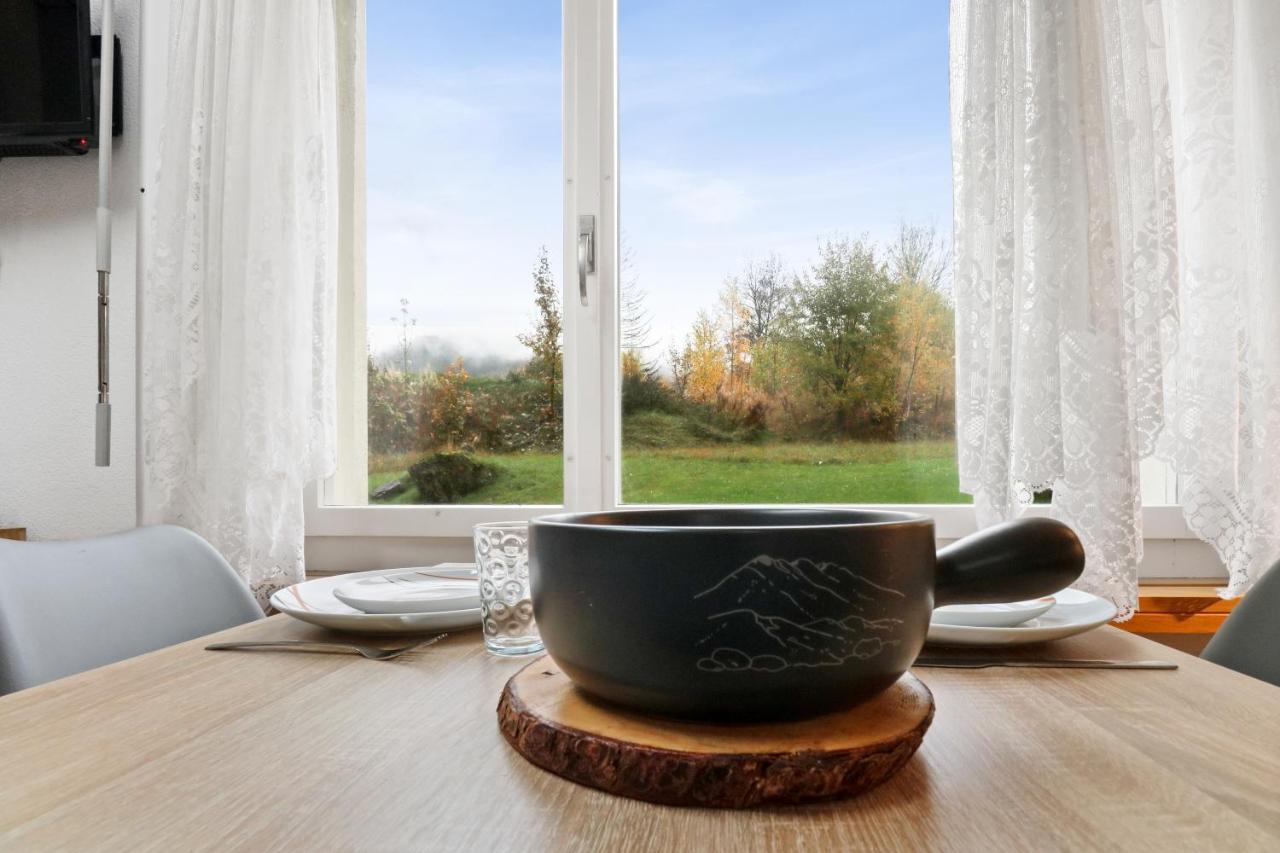 Appartement Confortable Avec Un Sauna Leukerbad Buitenkant foto