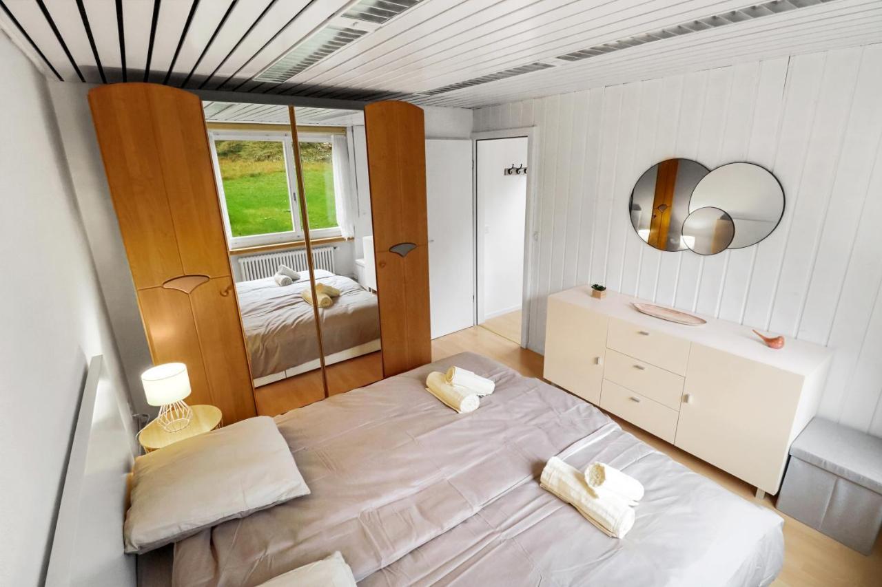 Appartement Confortable Avec Un Sauna Leukerbad Buitenkant foto