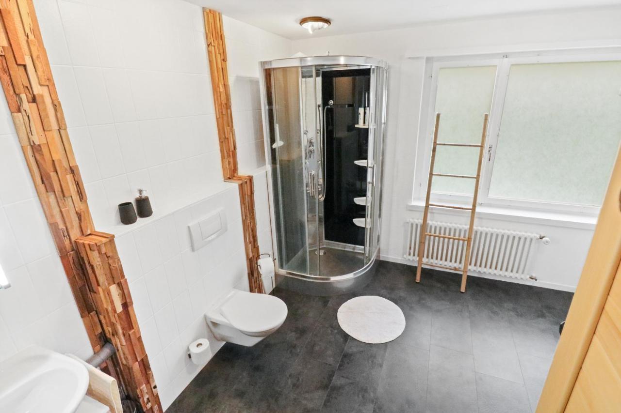 Appartement Confortable Avec Un Sauna Leukerbad Buitenkant foto