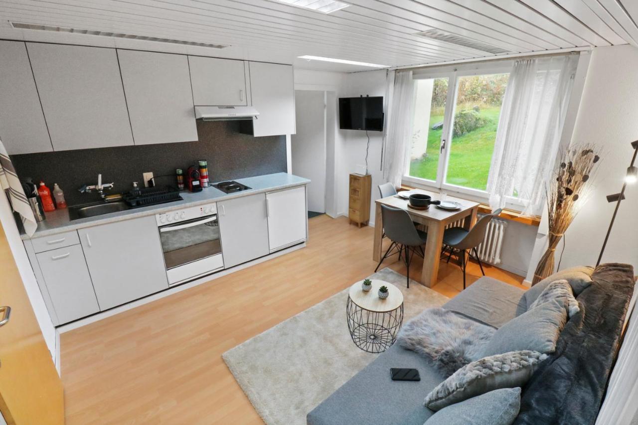 Appartement Confortable Avec Un Sauna Leukerbad Buitenkant foto